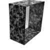 Elegancki abażur kwadrat 40x40 Czarny marmur