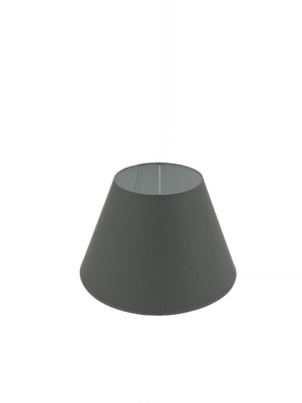 Abażur stożek średni szary lampa stojąca